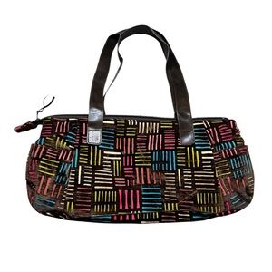 👜 Y2K‎ Caught Ya Lookin’ Retro Purse Colorful Pattern Shoulder Bag OS 👜